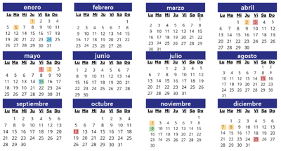 Calendario laboral 2026
