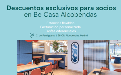 Be Casa | Espacios en Alcobendas y San Sebastián de los Reyes con descuento exclusivo para asociados de AICA